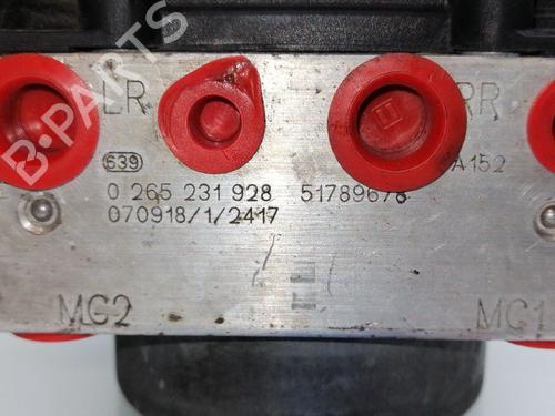 Used ABS pump FIAT BRAVO II (198_) 1.4 T-Jet (198AXG1B) (120 hp) 23404451