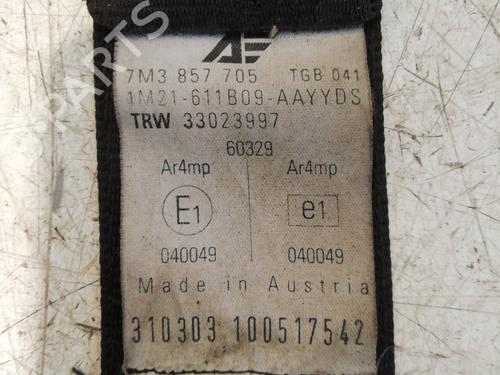 Front left seatbelt VW SHARAN (7M8, 7M9, 7M6) 2.0 16V | BP30451572I26 