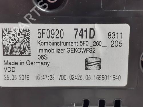 Used Instrument cluster SEAT LEON ST (5F8) 2.0 TDI (150 hp) 25465059