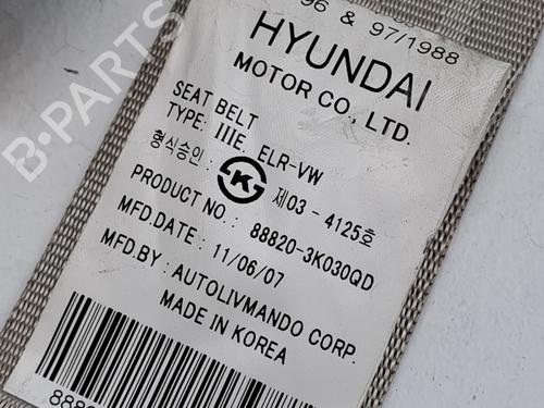 Front right seatbelt HYUNDAI SONATA V (NF) 2.0 CRDi | BP26233362I25 