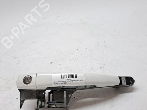 Used Front left exterior door handle PEUGEOT 308 I (4A_, 4C_) 1.6 HDi (114 hp) 25999126