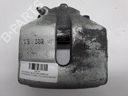 Used Right front brake caliper VW TOURAN (1T1, 1T2) 1.9 TDI (105 hp) 23369336