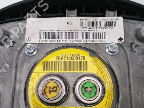 Used Driver airbag MERCEDES-BENZ A-CLASS (W169) A 180 CDI (169.007, 169.307) (109 hp) 23383099