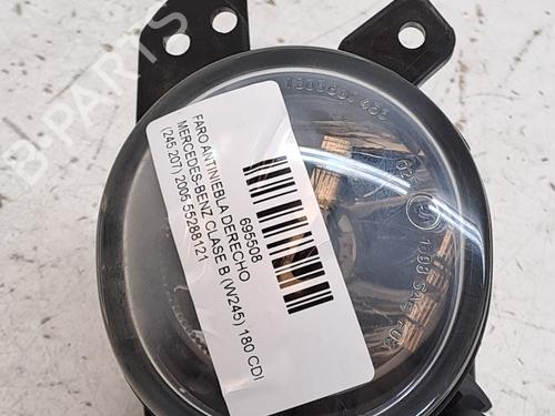 Used Right front fog light MERCEDES-BENZ B-CLASS Sports Tourer (W245) B 200 CDI (245.208) (140 hp) 27606810