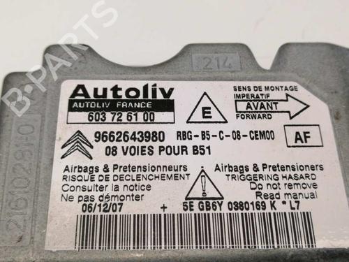 ECU airbags CITROËN C4 I Saloon 1.6 HDi | BP23449071M53 