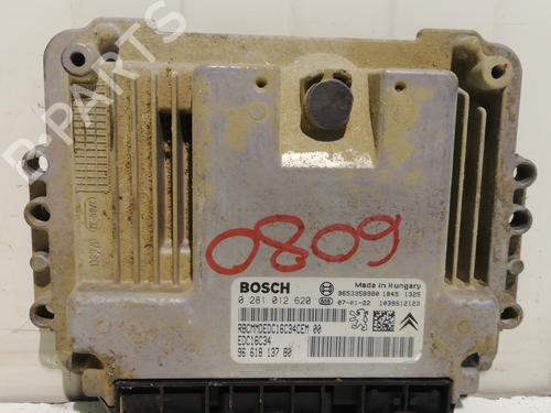 Used Engine control unit (ECU) CITROËN BERLINGO / BERLINGO FIRST Box Body/MPV (M_) 1.6 HDI 75 (MB9HW) (75 hp) 25460703