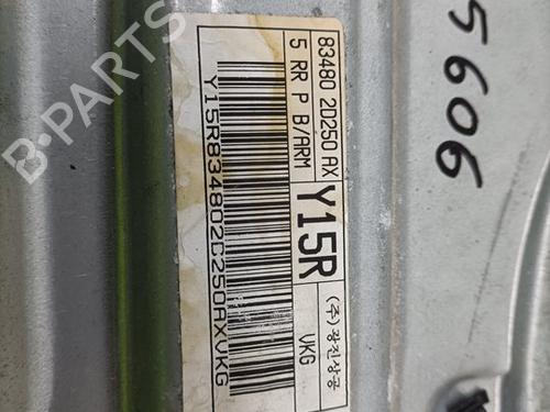 Rear right window mechanism HYUNDAI ELANTRA III Saloon (XD) 1.6 | BP25458816C25 