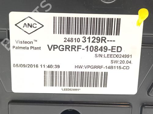 Instrument cluster RENAULT CLIO IV (BH_) 0.9 TCe 90 (BHNF, BHMA, BHMH, BHJK, BHJR) | BP26675233C47 