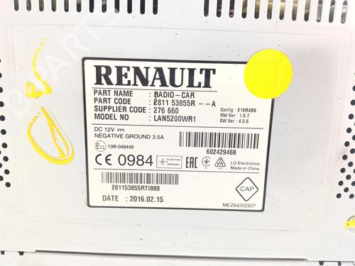 Display monitor DACIA DOKKER Box Body/MPV 1.5 dCi (FEAJ) | BP27175160C48 