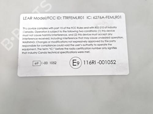 Electronic module BMW 1 (F20) 118 d | BP26316117M83 