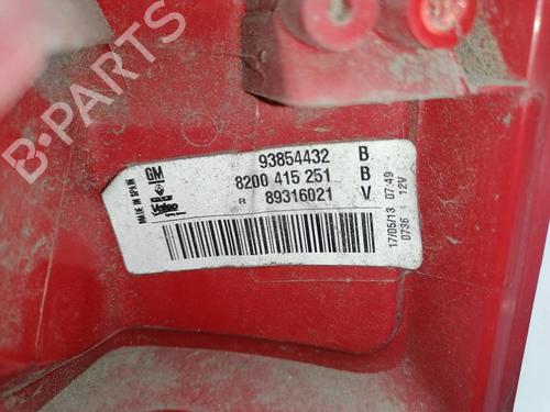 Right taillight OPEL VIVARO A Bus (X83) 2.0 CDTI (F7, J7, A07) | BP23383959C35 