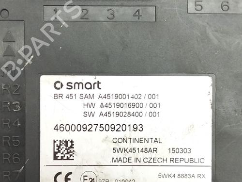 Fuse box SMART FORTWO Coupe (451) electric drive (451.390, 451.391) | BP37592103E1 - Image 3