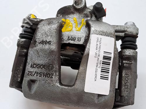 Venstre bremsekaliber foran OPEL ADAM (M13) 1.4 (87 hp) 23369656