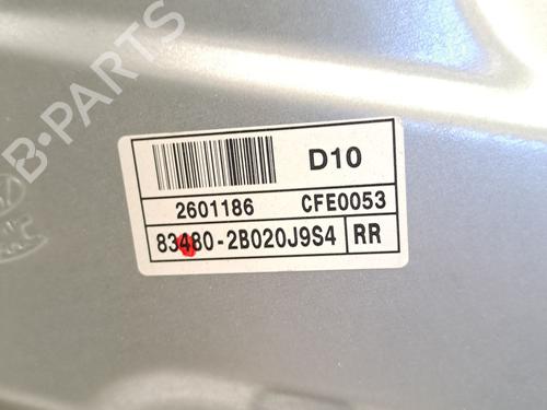 Rear right window mechanism HYUNDAI SANTA FÉ II (CM) 2.2 CRDi | BP23374238C25