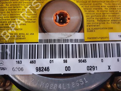 Driver airbag MERCEDES-BENZ M-CLASS (W163) ML 270 CDI (163.113) | BP25915687C9 
