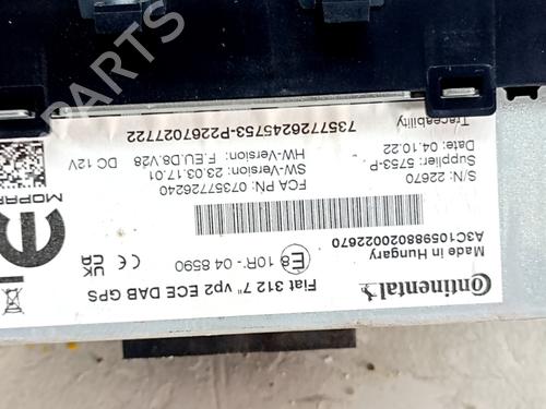 Afficheur FIAT 500 (312_) 1.0 Mild Hybrid (312AYD1B) (71 hp) 32104847