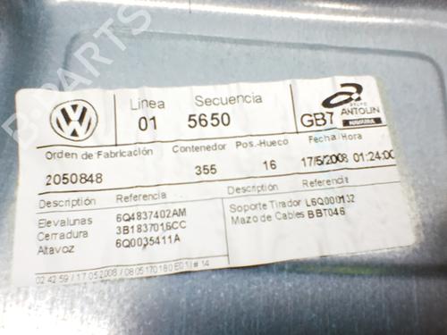 Used Front right window mechanism VW POLO IV (9N_, 9A_) 1.4 TDI (70 hp) 32105462