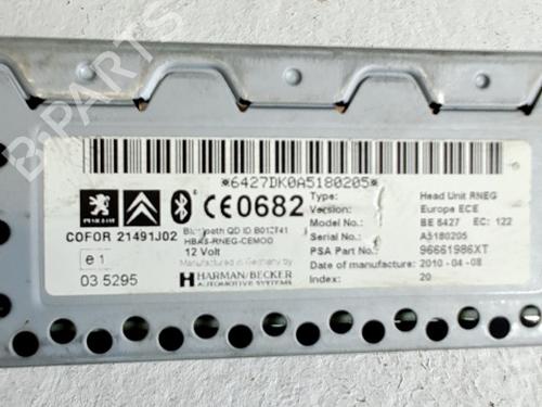 Bilradio CITROËN C4 Picasso I MPV (UD_) 1.6 HDi (109 hp) 29558815