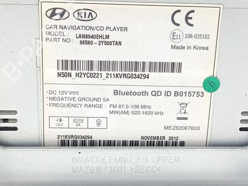 Radio HYUNDAI ix35 (LM, EL, ELH) 1.7 CRDi | BP26675012E6 