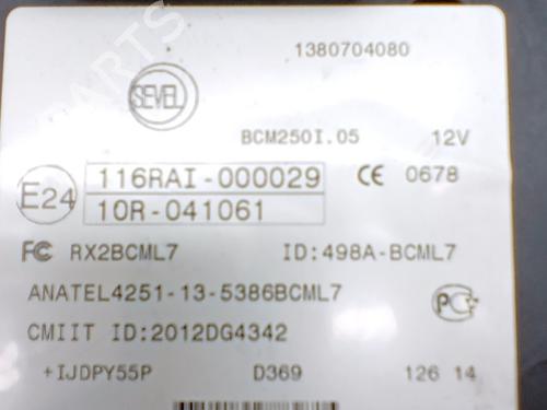 Electronic module FIAT DUCATO Van (250_) 130 Multijet 2,3 D 4x4 | BP37288773M83 - Image 2