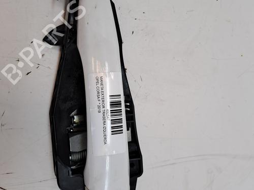 Used Rear left exterior door handle OPEL CORSA F (P2JO) 1.2 (68) (101 hp) 23364390