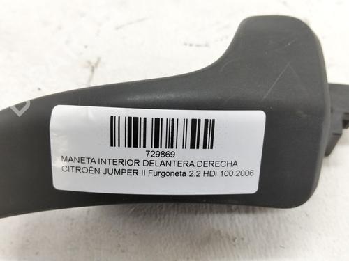 Høyre foran invendig håndtak CITROËN JUMPER II Van 2.2 BlueHDi 140 (140 hp) 29025068