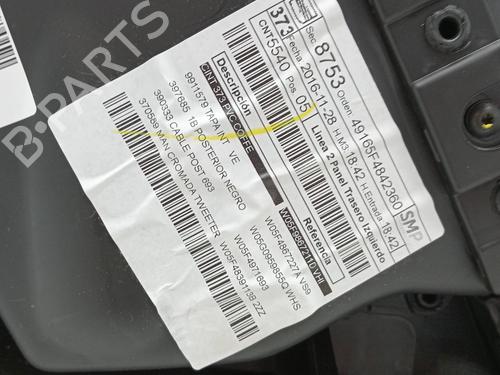 Rear left panel SEAT LEON (5F1) 1.6 TDI | BP23351287C60 