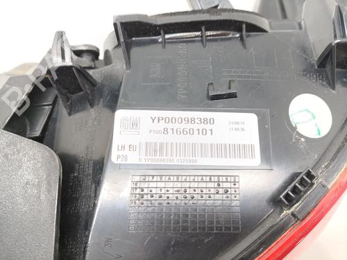 Left taillight OPEL GRANDLAND / GRANDLAND X (A18, P1UO) 1.5 Turbo D (75) | BP28037083C34 