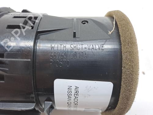 Air vent NISSAN QASHQAI I (J10, NJ10) 2.0 dCi All-wheel Drive | BP23360500I21