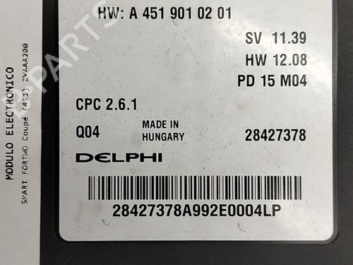 Electronic module SMART FORTWO Coupe (451) electric drive (451.390, 451.391) | BP37592033M83 - Image 3