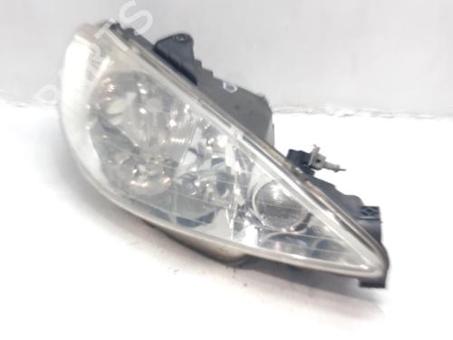 Used Right headlight Right headlight PEUGEOT 206 Hatchback (2A/C) 1.4 HDi eco 70 (68 hp) 33762442 33762442
