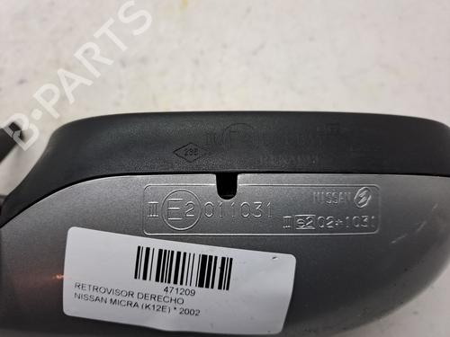 Right mirror NISSAN MICRA III (K12) 1.4 16V | BP23362909C27