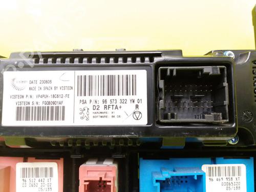 Climate control PEUGEOT 407 (6D_) 2.0 HDi 135 (6DRHRH, 6DRHRE, 6DRHRG, 6DRHRJ) | BP23651043I5 