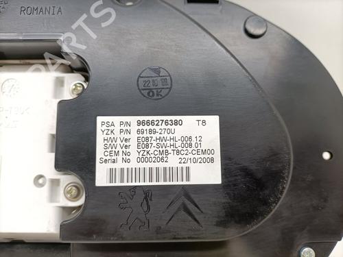 Instrument cluster PEUGEOT 3008 I MPV (0U_) 1.6 HDi | BP25593492C47 