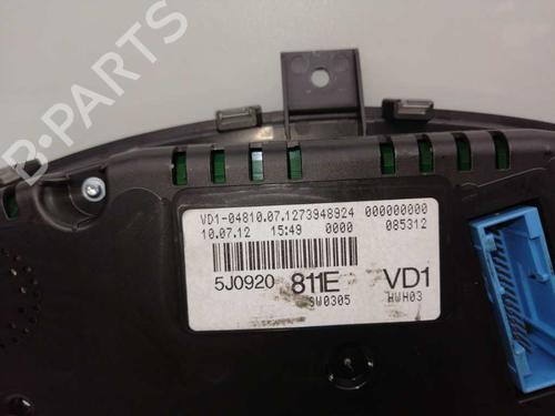 Used Instrument cluster SKODA FABIA II (542) 1.2 12V (60 hp) 23387559