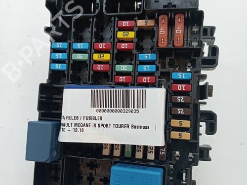 Used Fuse box RENAULT MEGANE IV Hatchback (B9A/M/N_) 1.5 dCi 110 (B9A3) (110 hp) 23343474