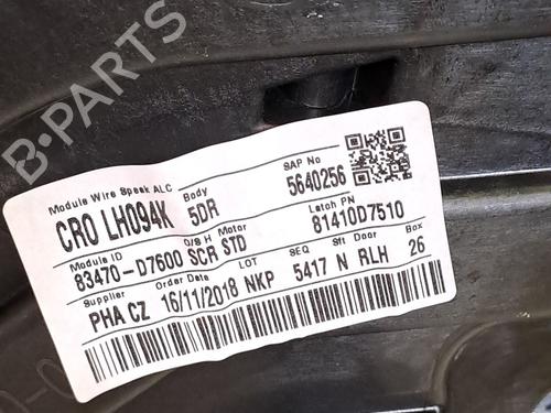 Rear left window mechanism HYUNDAI TUCSON (TL, TLE) 1.6 CRDi | BP26381789C24 