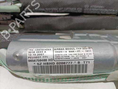 Left curtain airbag PEUGEOT 308 I (4A_, 4C_) 1.6 HDi | BP25465214C11 