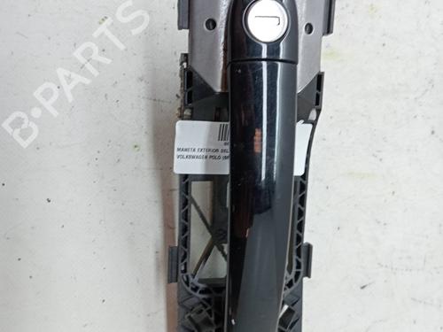 Used Front left exterior door handle VW POLO V (6R1, 6C1) 1.2 (70 hp) 23349602
