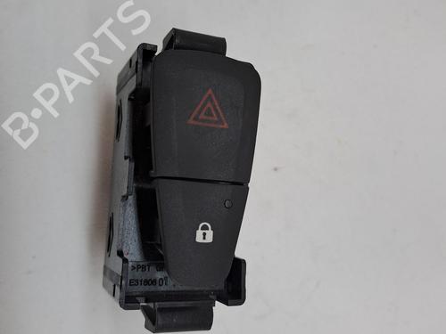 Used Warning switch RENAULT MEGANE III Hatchback (BZ0/1_, B3_) 1.2 TCe (BZ2B, BZ11) (116 hp) 26950414