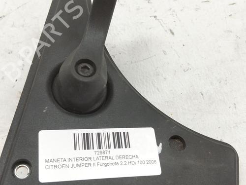 Used Front right interior door handle CITROËN JUMPER II Van 2.2 BlueHDi 140 (140 hp) 29025070