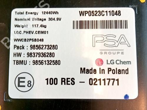 Used Battery OPEL ASTRA L (OV5) 1.6 Plug-In-Hybrid (F3DGXT) (181 hp) 29558018