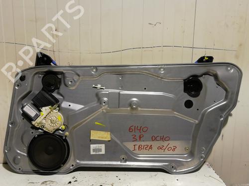 Rudehejsemekanisme Højre foran SEAT IBIZA III (6L1) 1.9 TDI (100 hp) 25460667