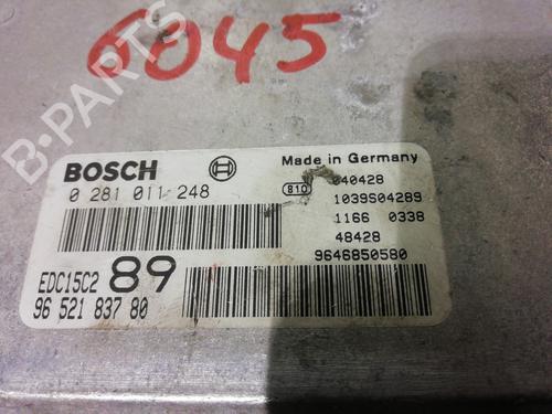 Engine control unit (ECU) PEUGEOT 307 SW (3H) 2.0 HDI 110 | BP25458929M57
