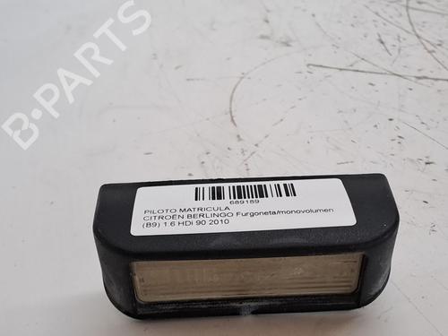 Used Licence plate light CITROËN BERLINGO Box Body/MPV (B9) 1.6 HDi / BlueHDi 75 (75 hp) 27672656