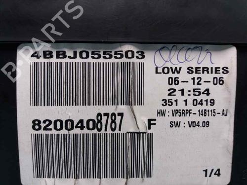 Instrument cluster RENAULT MEGANE II (BM0/1_, CM0/1_) 1.5 dCi (BM1E, CM1E) | BP23650309C47 