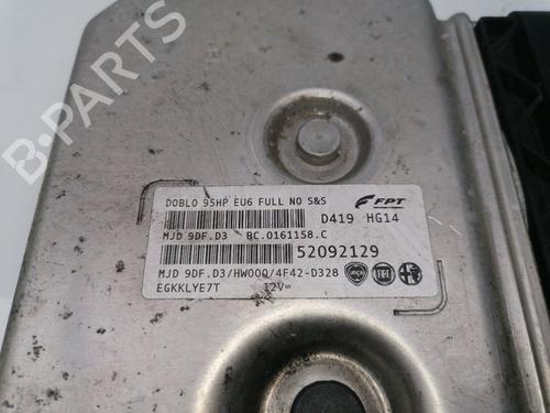 Used Engine control unit (ECU) FIAT DOBLO Cargo (263_) 1.3 D Multijet (263WXU1A, 263ZXU1A, 263WYB1A, 263ZYB1A) (95 hp) 25783673