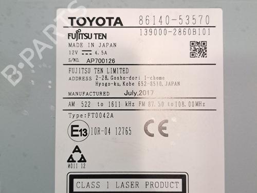 Radio LEXUS IS III (_E3_) 300h (AVE30_, AVE30R) | BP26315579E6