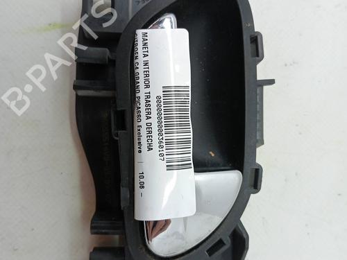 Højre bagtil invendig håndtag CITROËN C4 Picasso I MPV (UD_) 2.0 HDi 138 (136 hp) 23349443