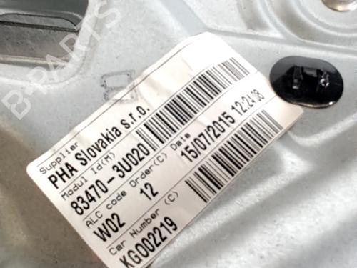 Used Rear left window mechanism KIA SPORTAGE III (SL) 1.7 CRDi (116 hp) 30743130